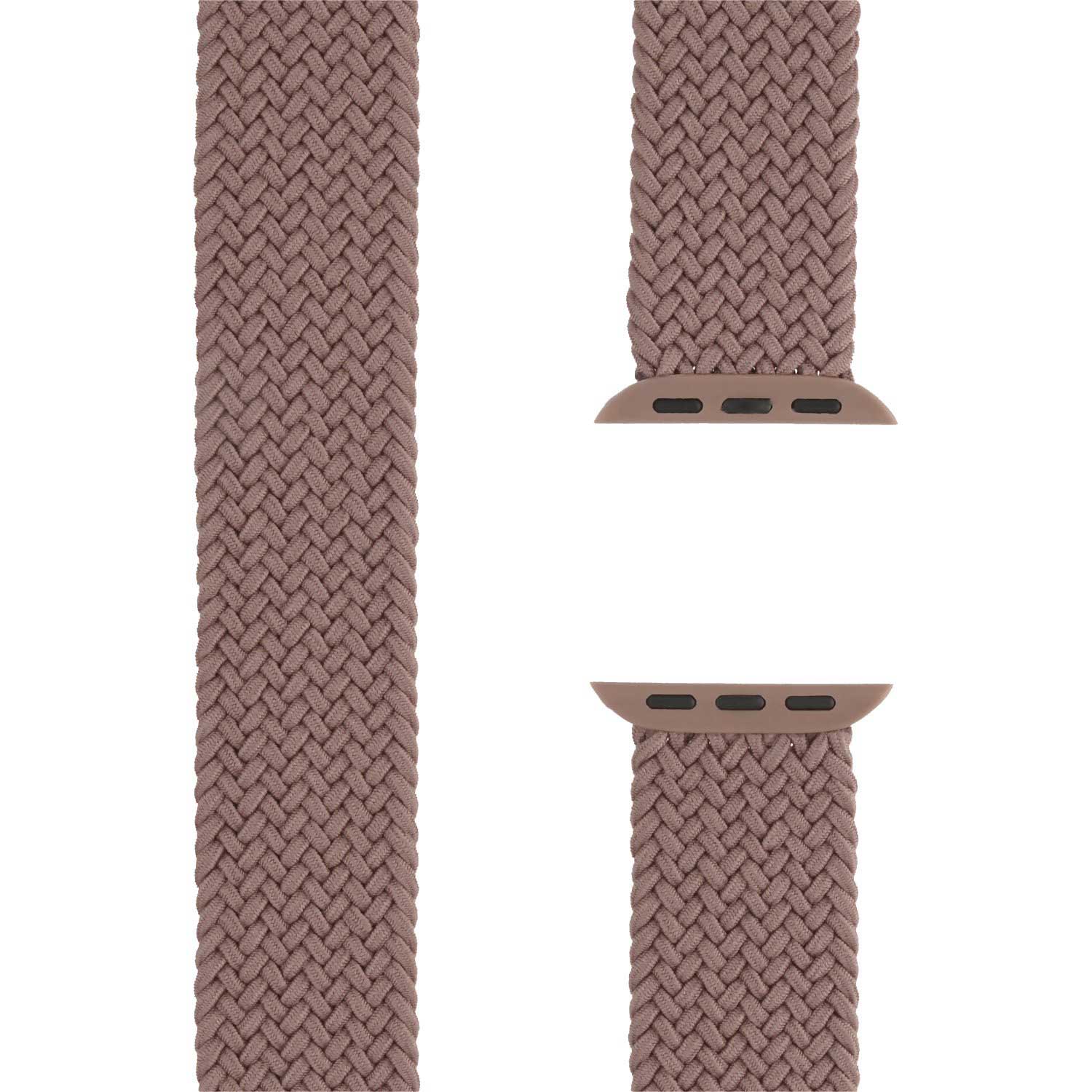 Apple Watch Nylon Braided Solo Loop Strap - Smoke Purple