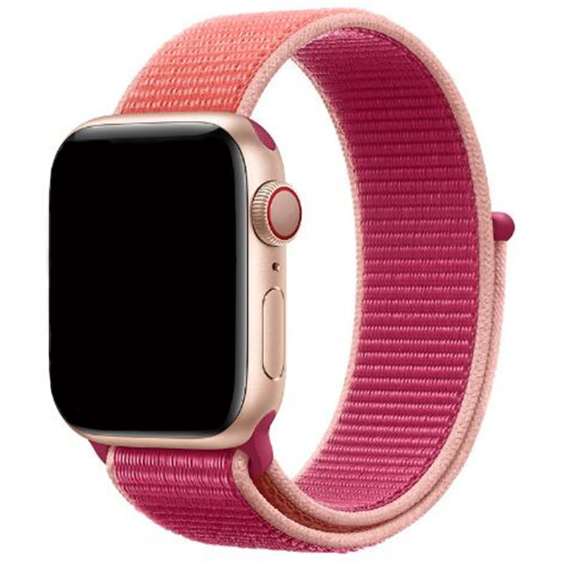 Apple Watch Nylon Sport Loop Strap - Pomegranate