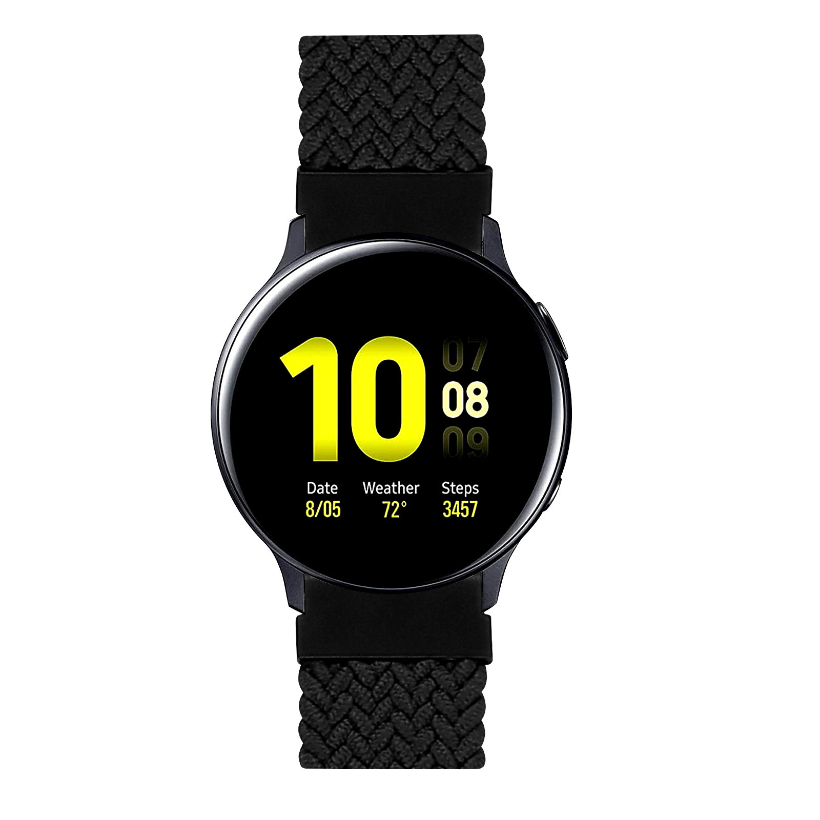 Huawei Watch Gt Nylon Braided Solo Strap - Black