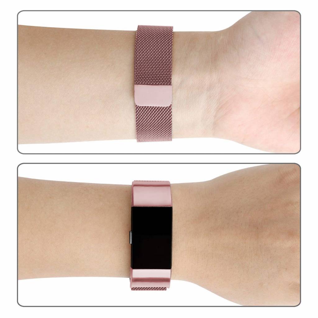 Fitbit Charge 2 Milanese Strap - Pink