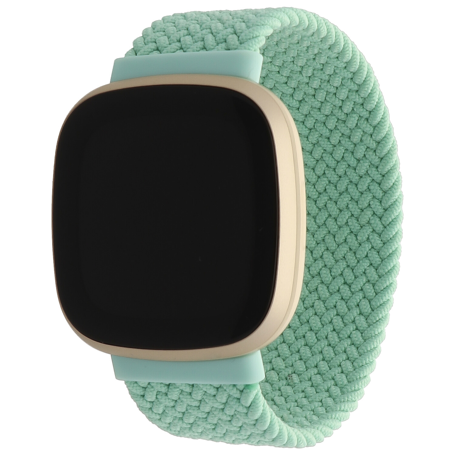 Fitbit Versa 3 / Sense Nylon Braided Solo Strap - Pistachio