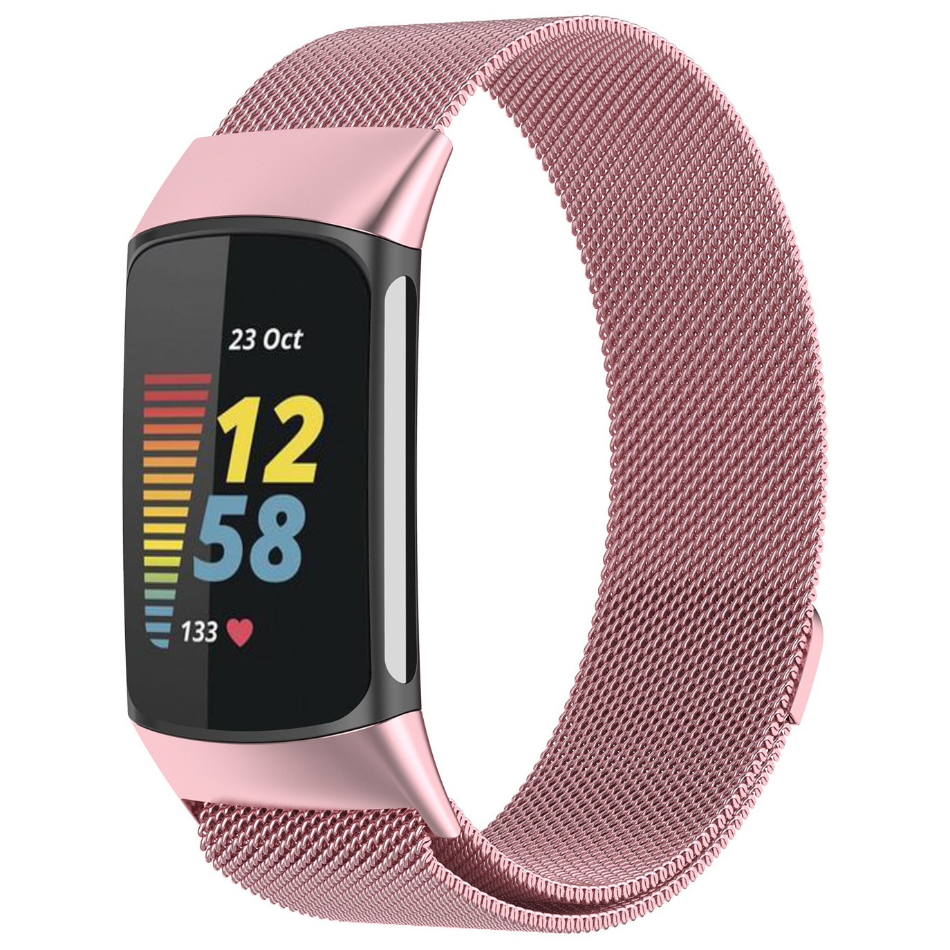 Fitbit Charge 5 Milanese Strap - Pink