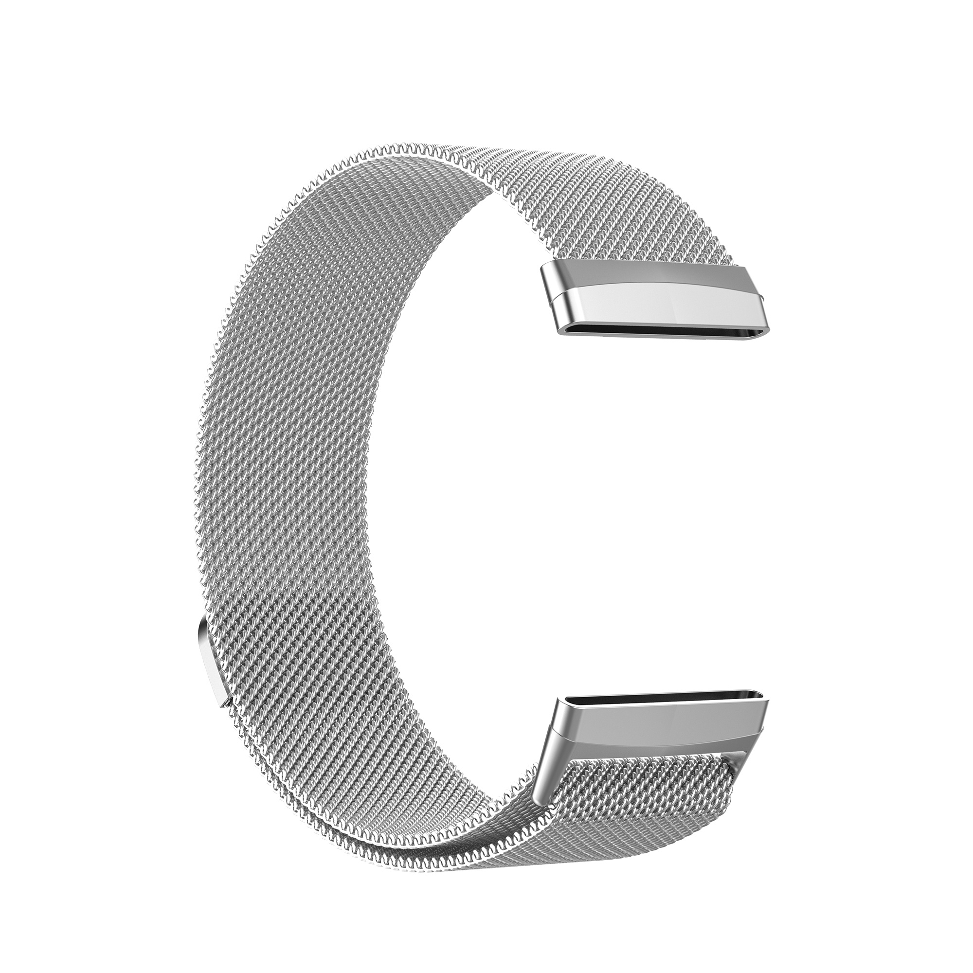 Fitbit Versa 3 / Sense Milanese Strap - Silver