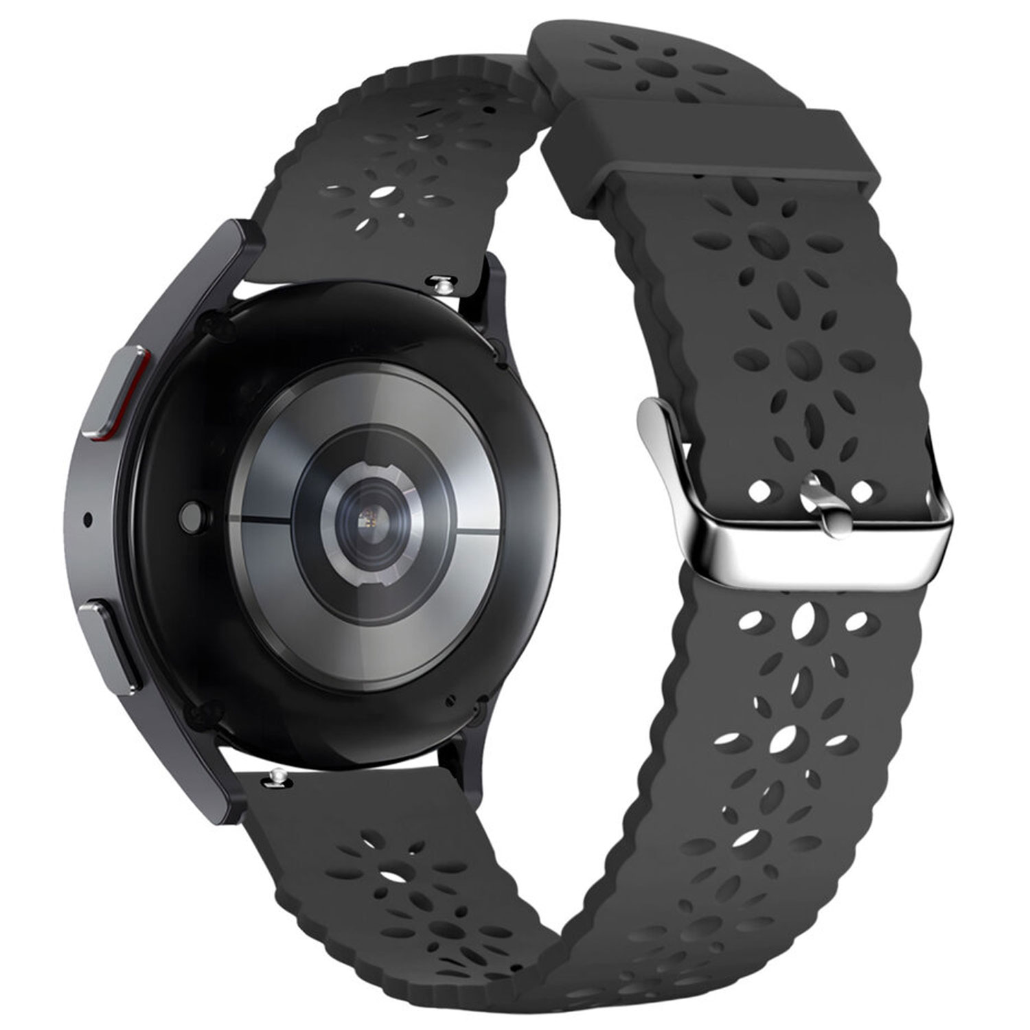 Samsung Galaxy Watch Ultra Bright Silicone Strap - Black