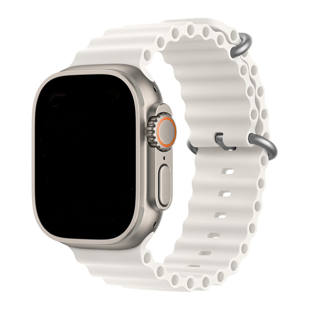 Apple Watch Sport Ocean Strap - White