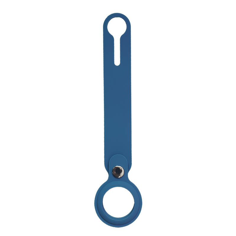Airtag Silicone Loop Key Ring - Blue