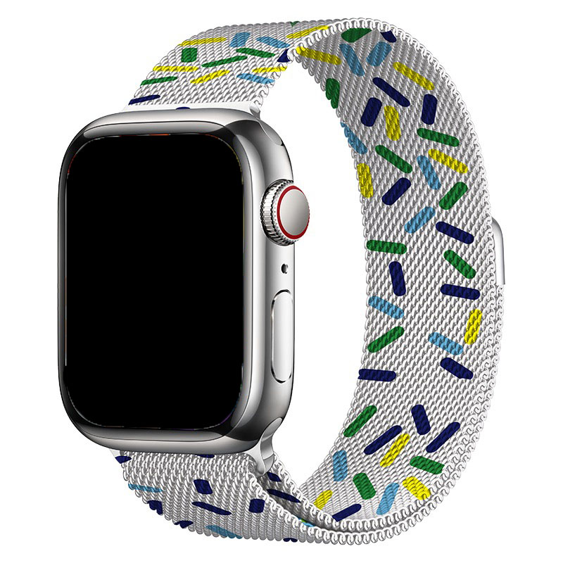 Apple Watch Milanese Strap - Pride Blue