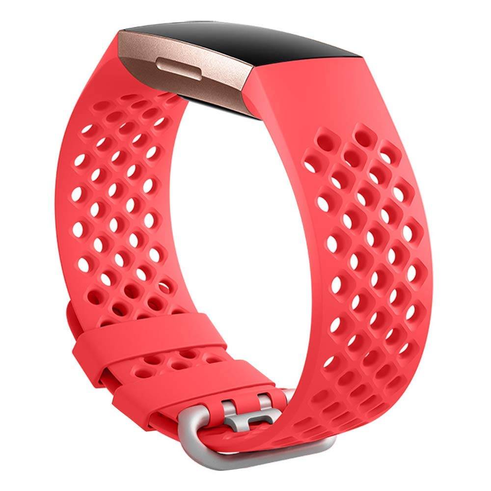 Fitbit Charge 3 &Amp; 4 Sport Point Strap - Red