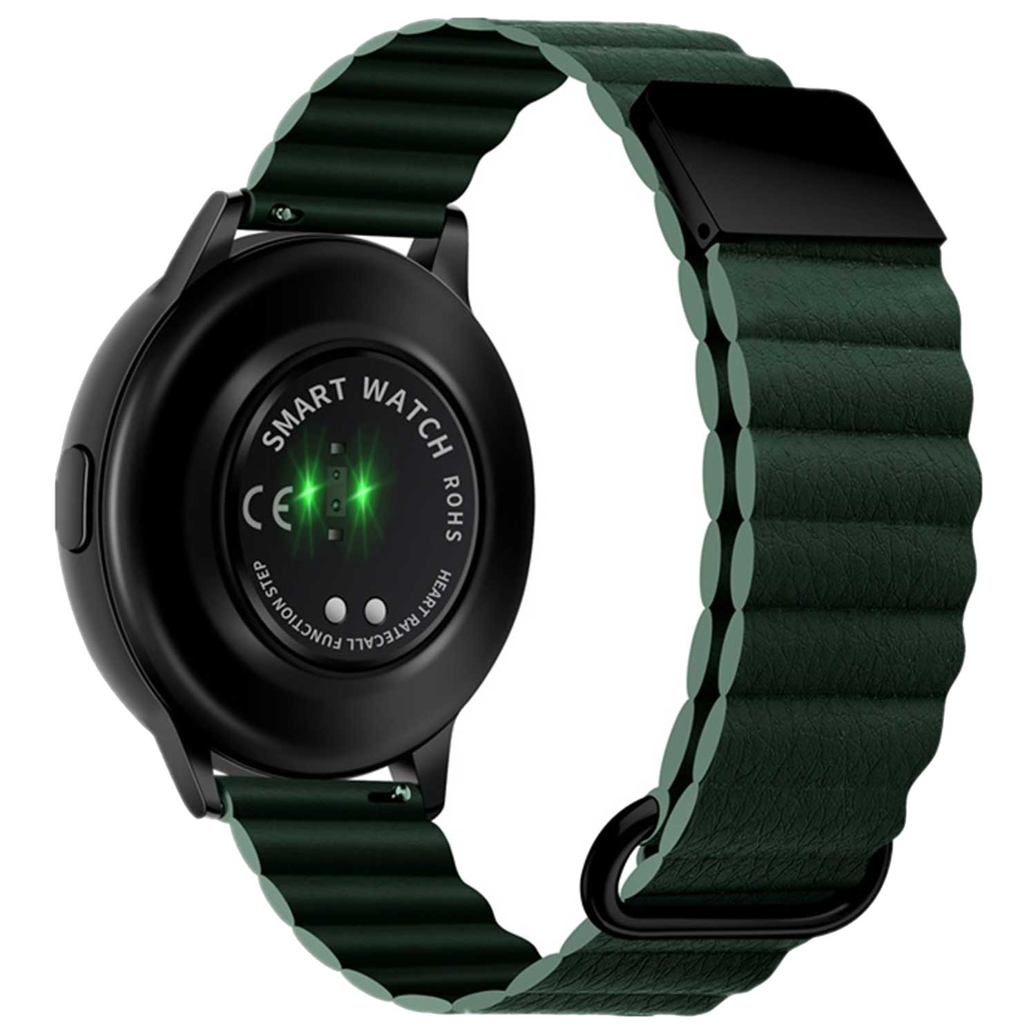Samsung Galaxy Watch 4 Magnetic Leather Strap - Green