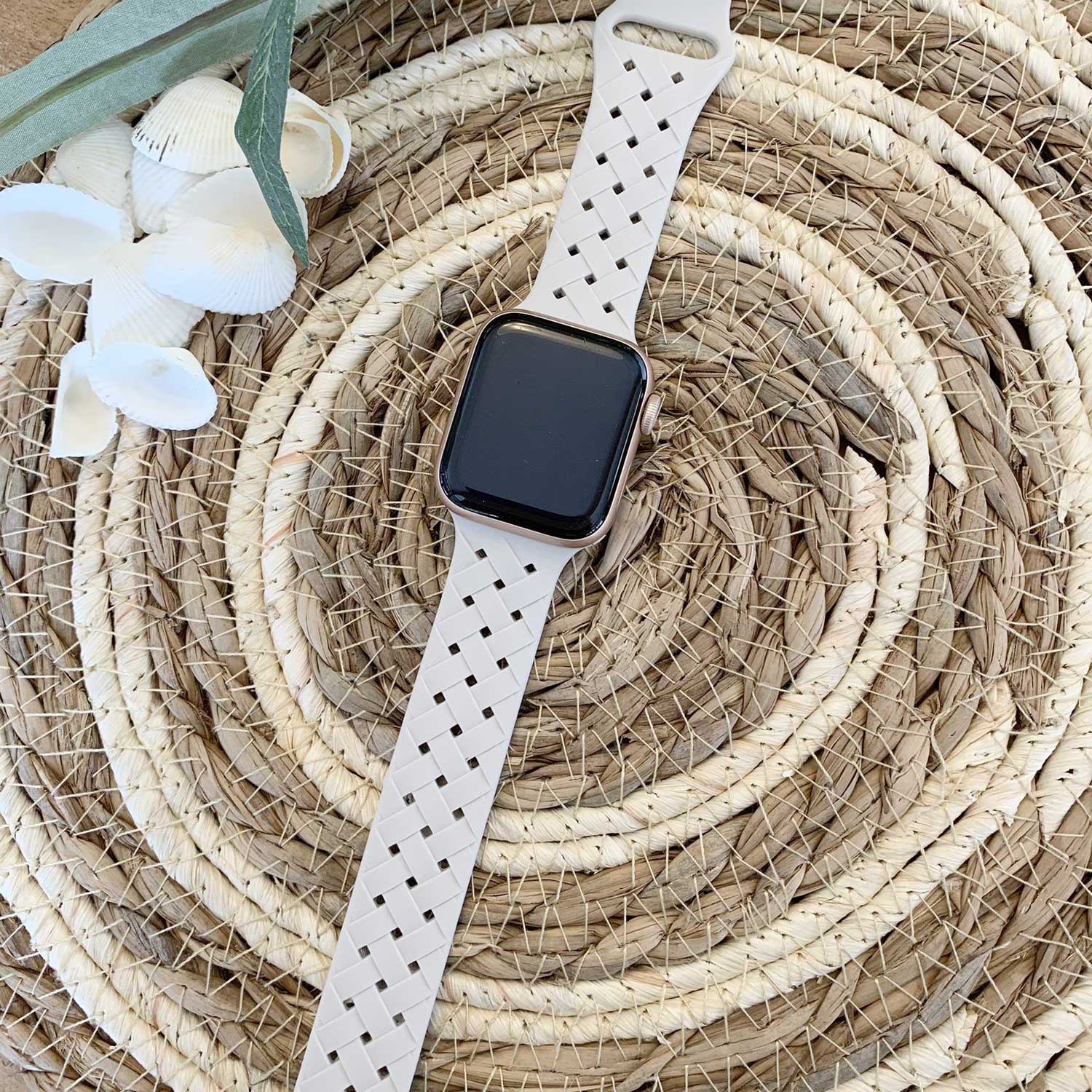 Apple Watch Sport Braided Strap - Starlight