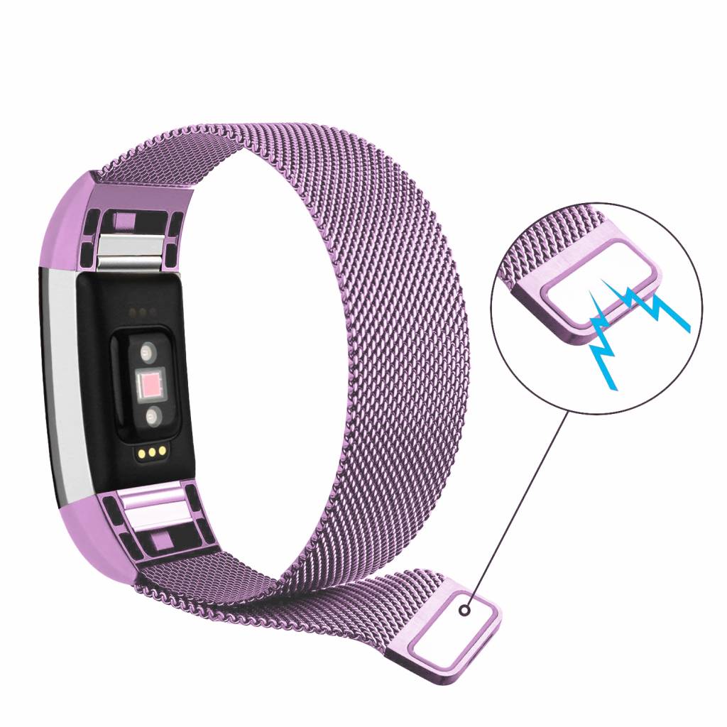 Fitbit Charge 2 Milanese Strap - Lavender