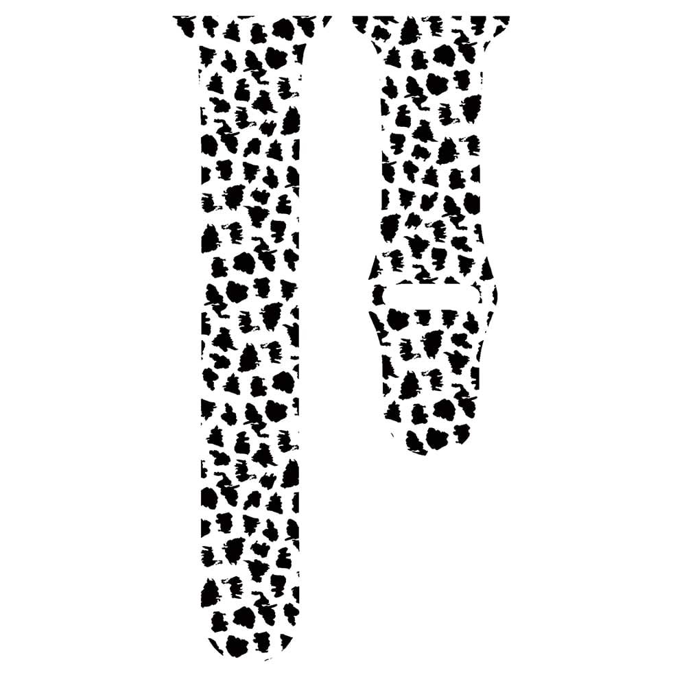 Apple Watch Print Sport Strap - Leopard White