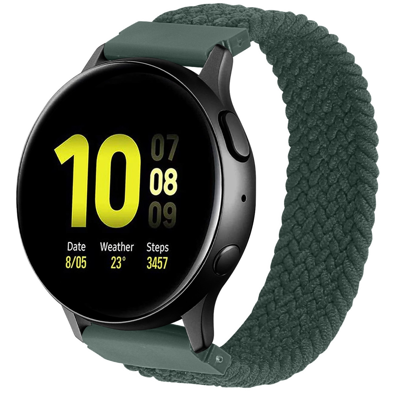 Huawei Watch Gt Nylon Braided Solo Strap - Inverness Green