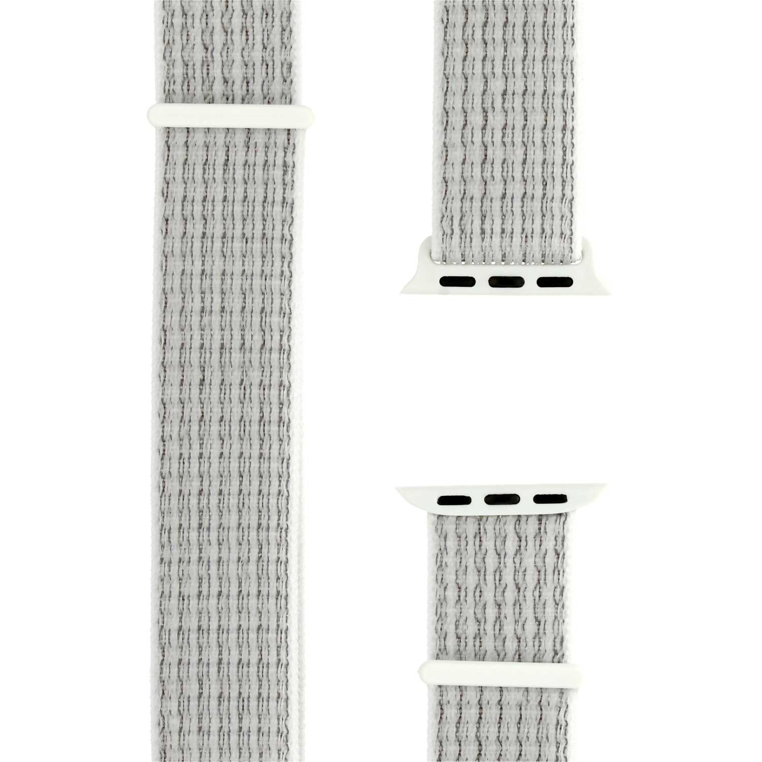 Apple Watch Nylon Sport Loop Strap - Top White