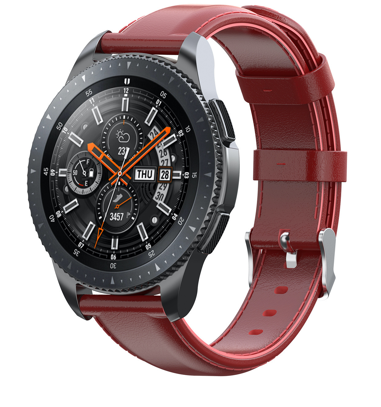 Polar Vantage M / Grit X Leather Strap - Red