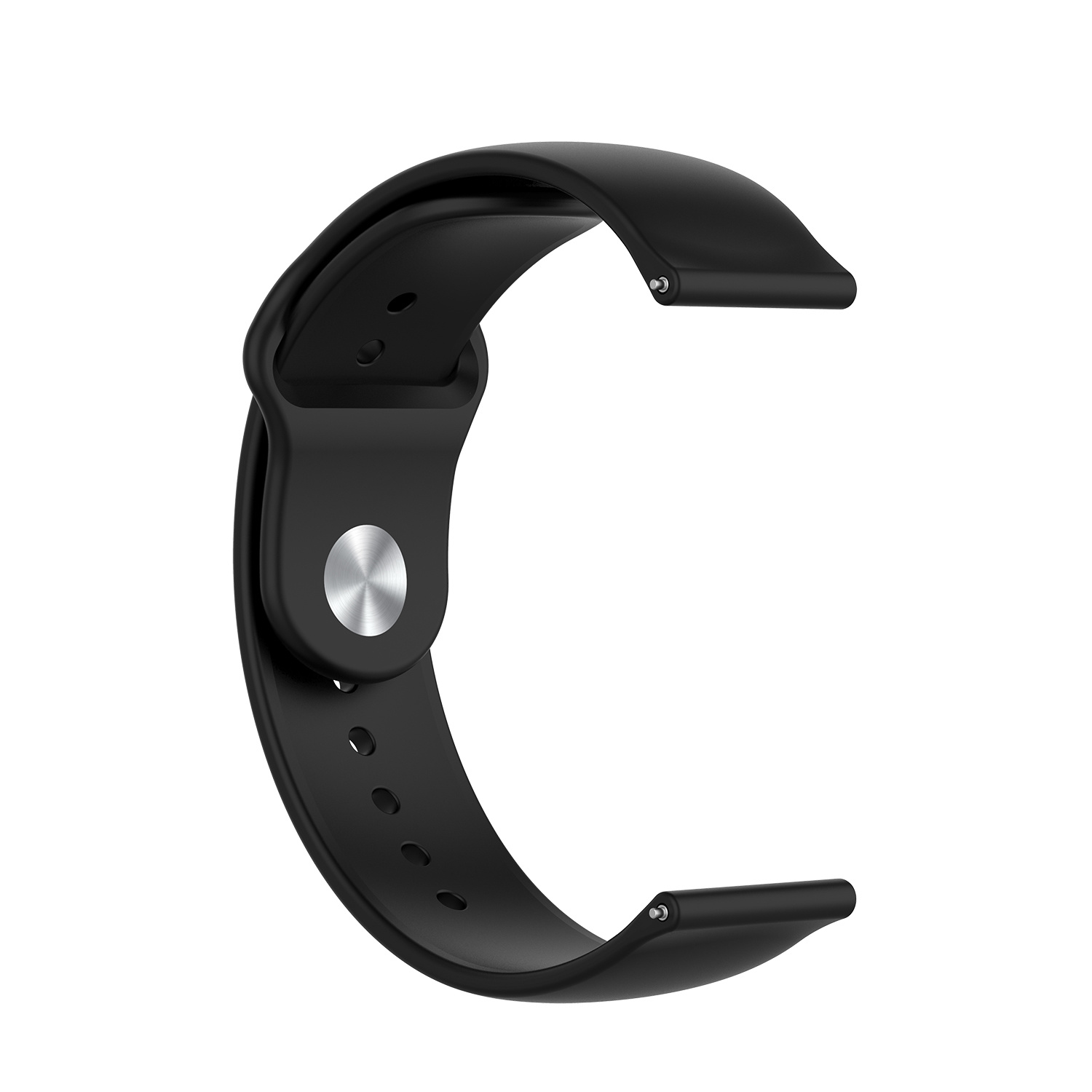 Garmin Vivoactive / Vivomove Silicone Sport Strap - Black