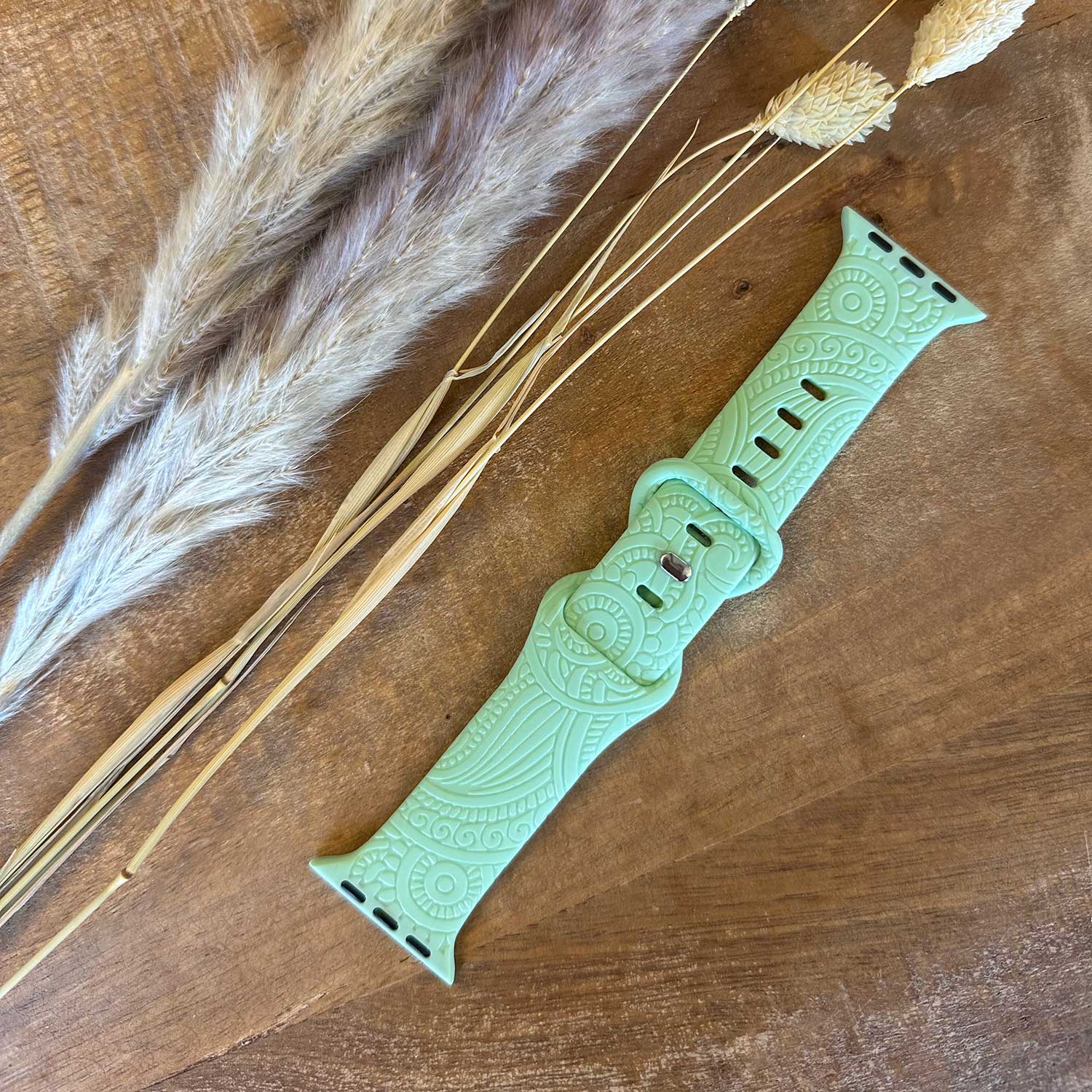 Apple Watch Print Sport Strap - Ibiza Green