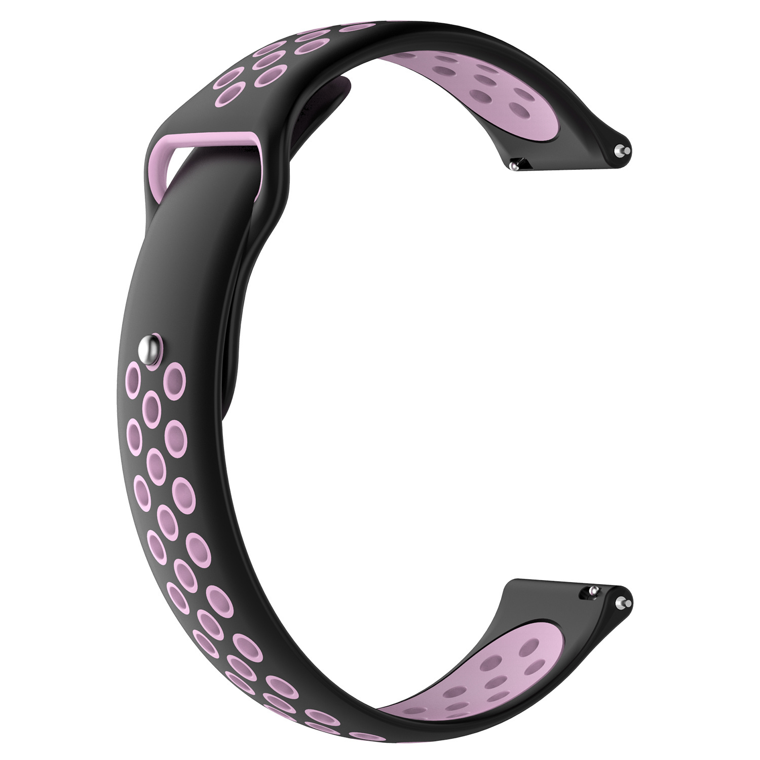 Samsung Galaxy Watch Double Sport Strap - Black Pink