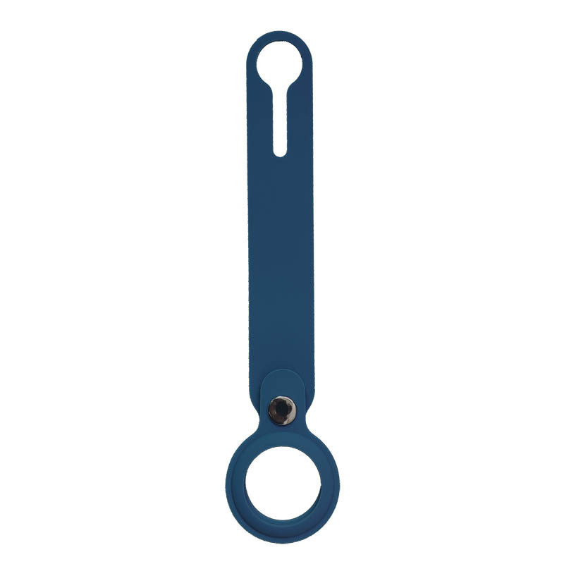 Airtag Silicone Loop Key Ring - Dark Blue
