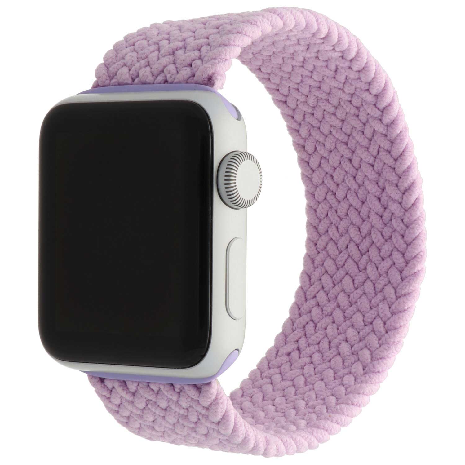 Apple Watch Nylon Braided Solo Loop Strap - Light Purple