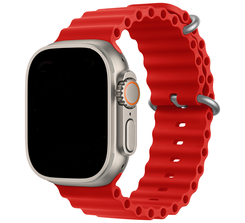 Apple Watch Sport Ocean Strap - Red