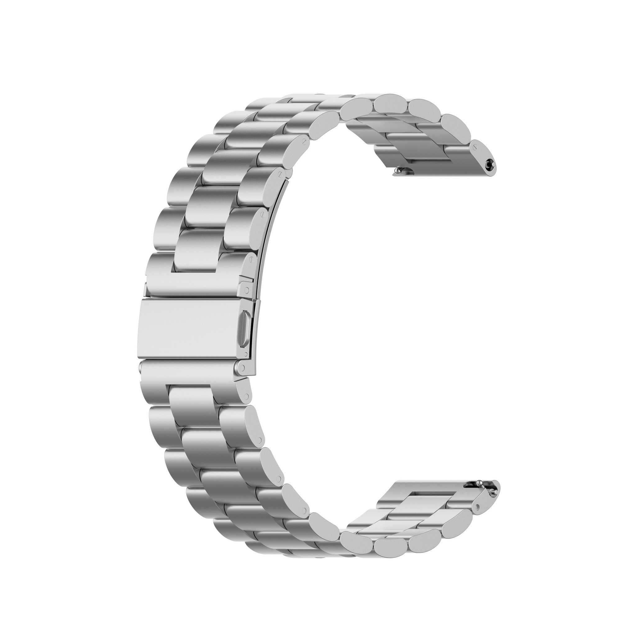 Huawei Watch Gt Beads Steel Link Strap - Silver