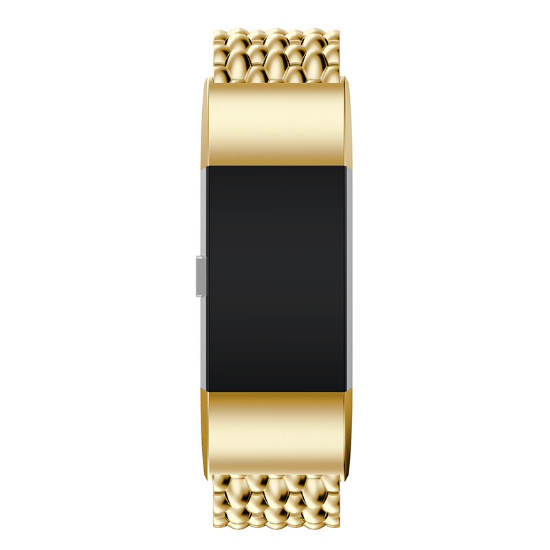 Fitbit Charge 2 Dragon Steel Link Strap - Gold
