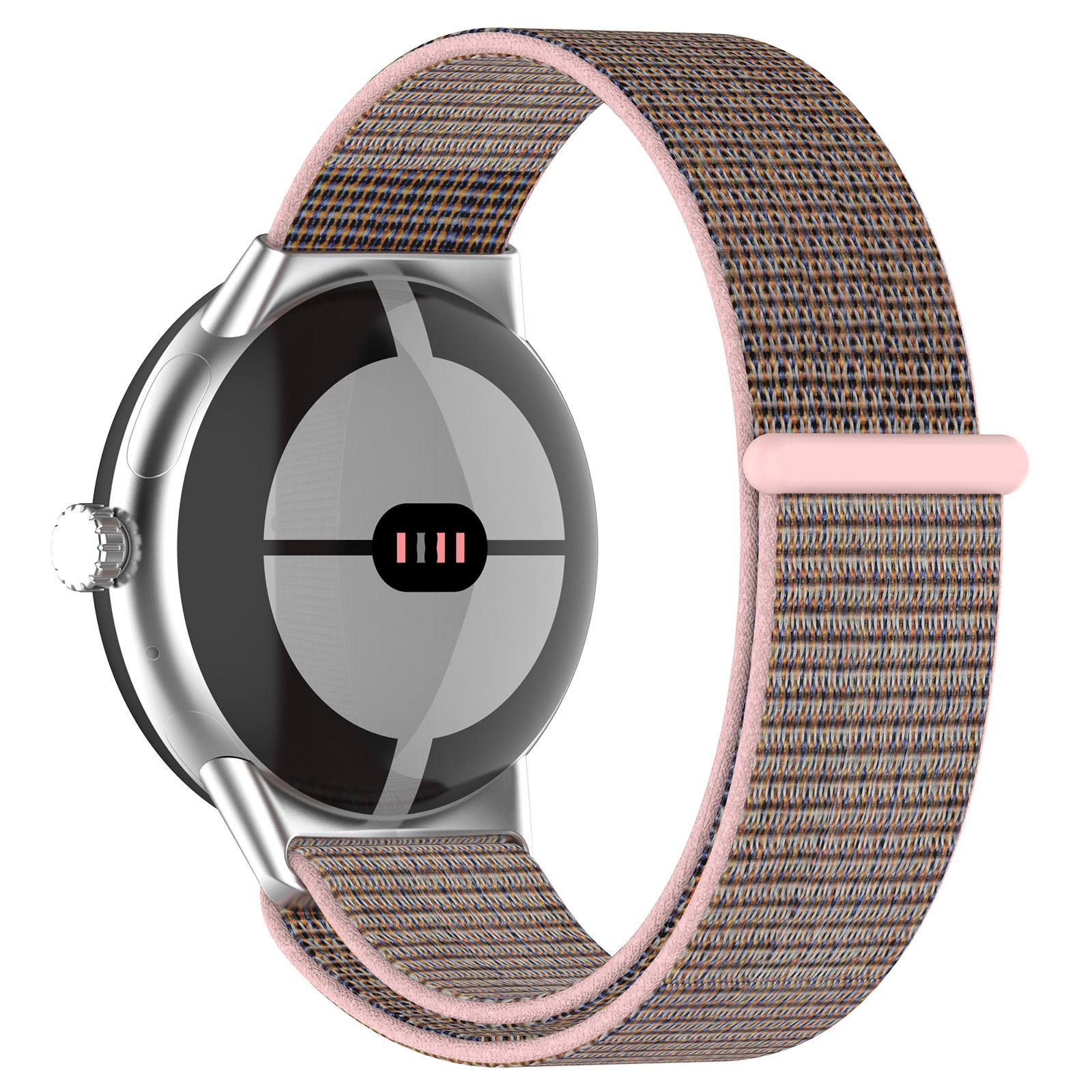 Google Pixel Watch Nylon Sport Strap - Pink Sand