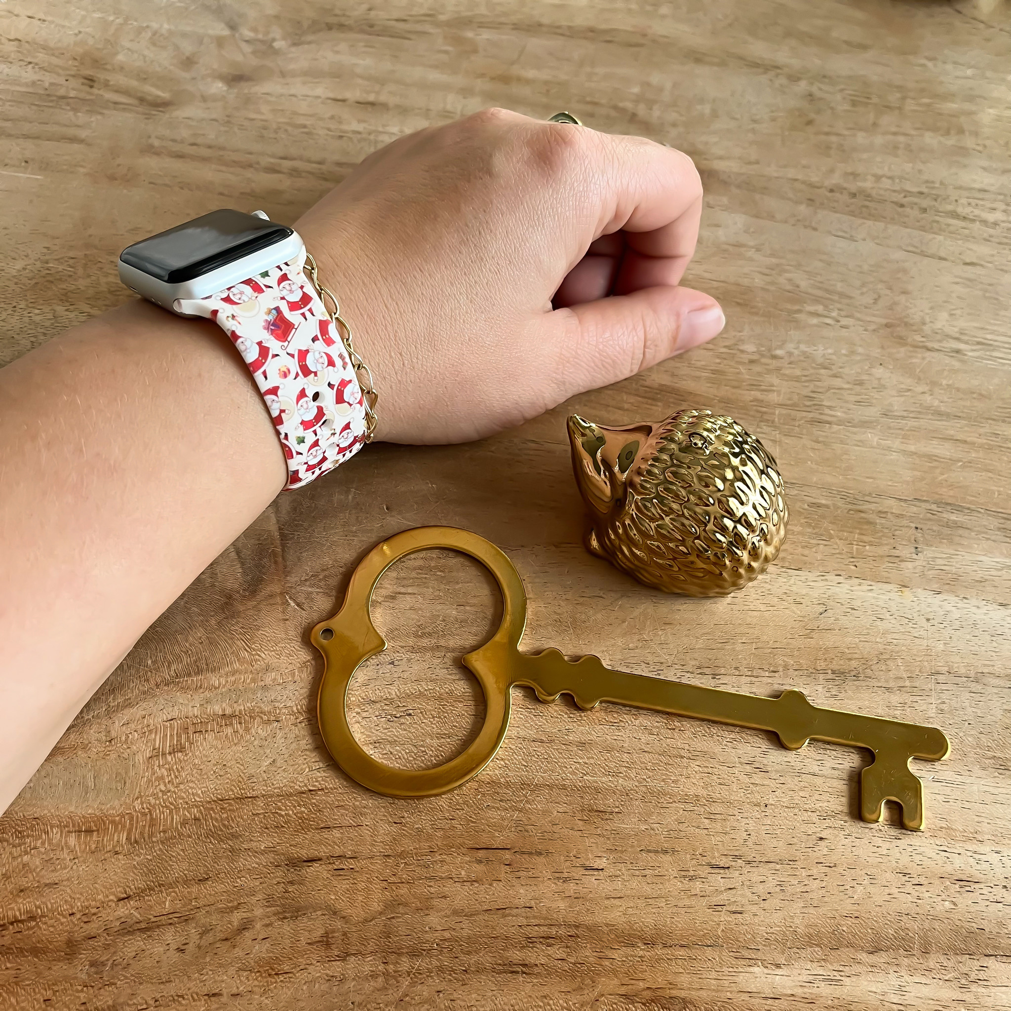 Apple Watch Print Sport Strap - Christmas Santa Red