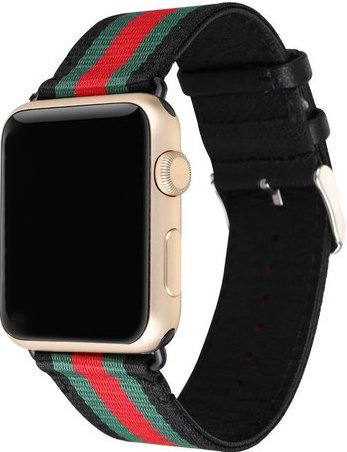 Apple Watch Nylon Double Face Strap - Black