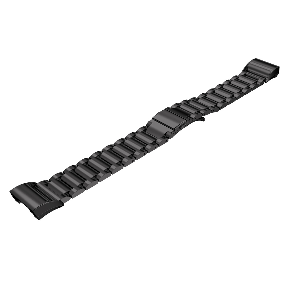 Fitbit Charge 2 Beaded Steel Link Strap - Black