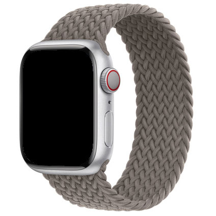 Apple Watch Nylon Braided Solo Loop Strap - Clay