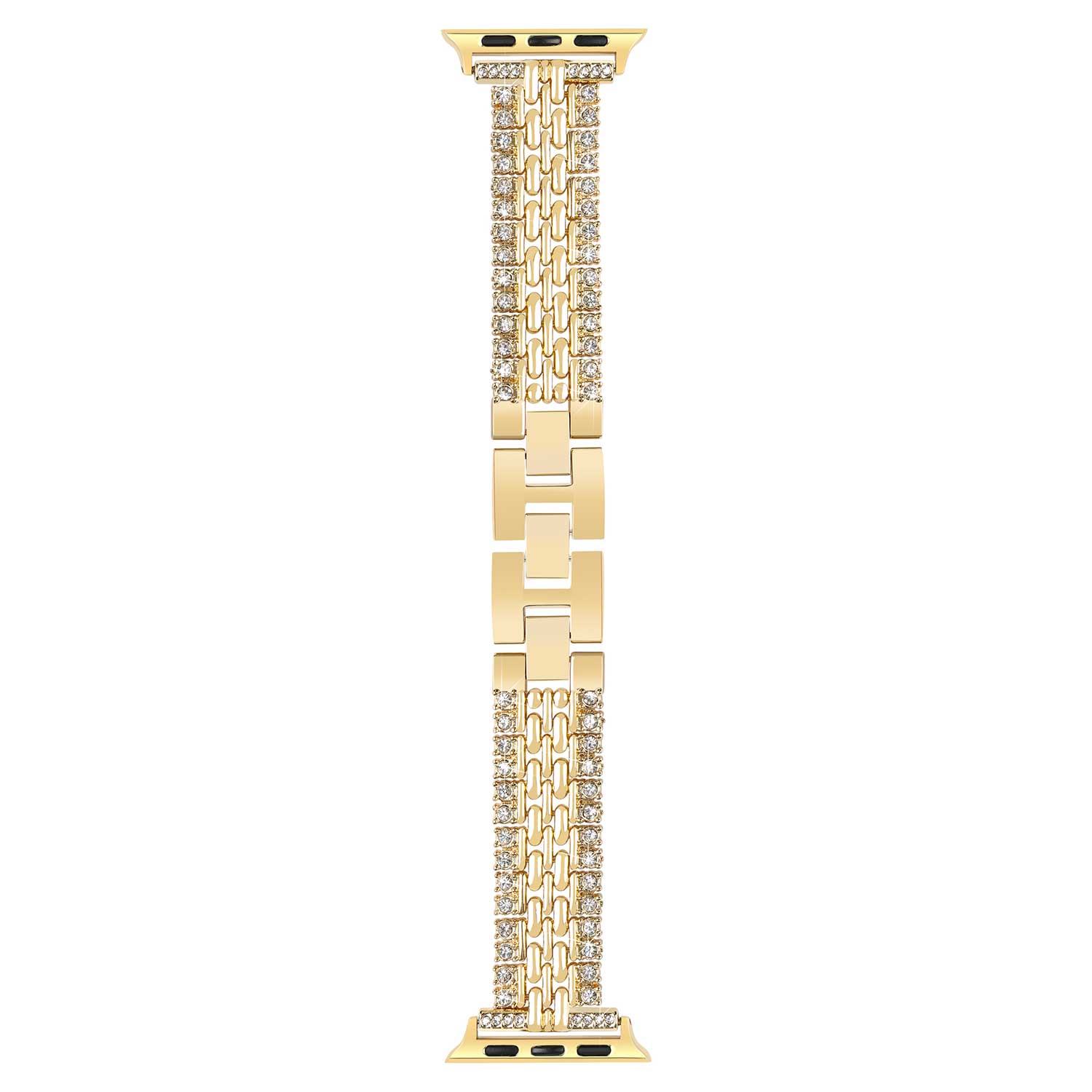 Apple Watch Diamond Steel Link Band Eline - Gold
