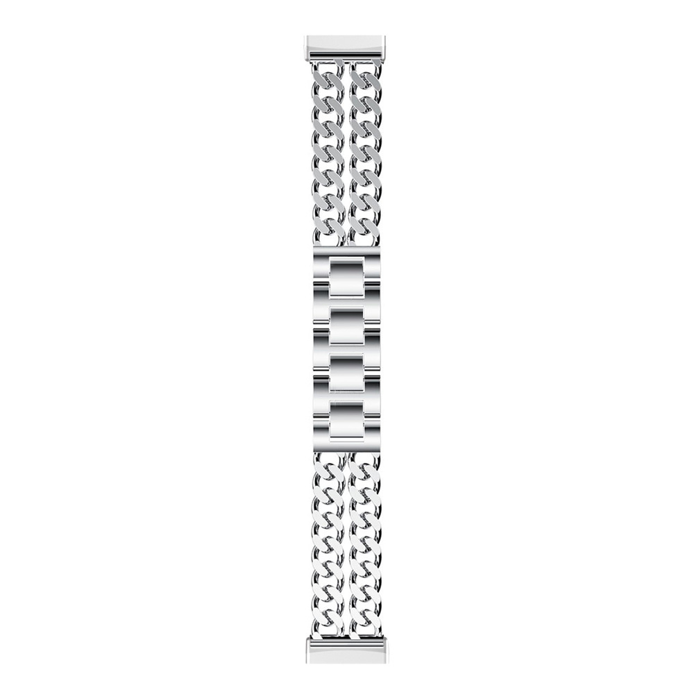 Fitbit Versa 3 / Sense Cowboy Steel Link Strap - Silver