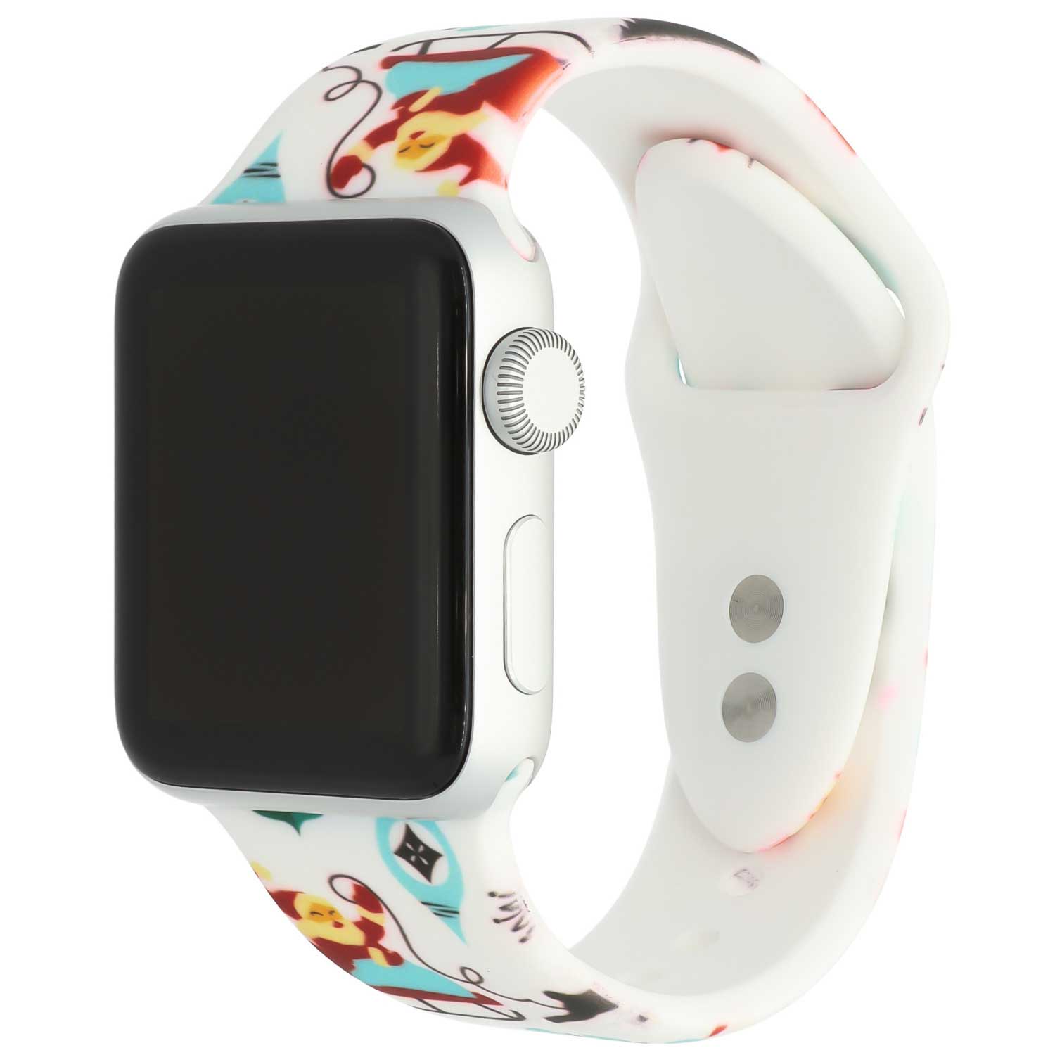 Apple Watch Print Sport Strap - Christmas White