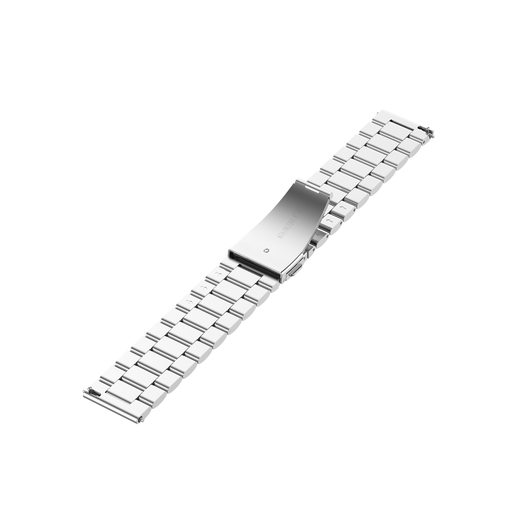Huawei Watch Gt Beads Steel Link Strap - Silver