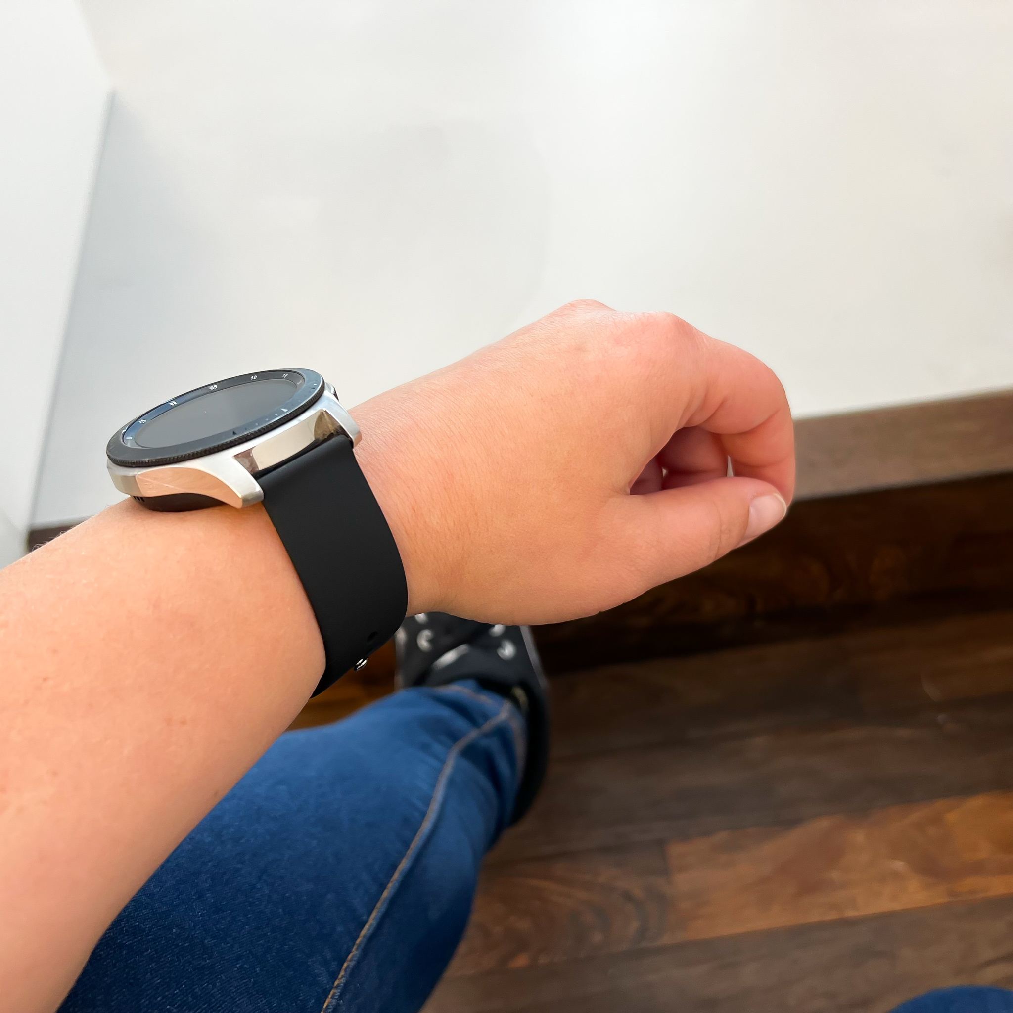 Samsung Galaxy Watch Silicone Sport Strap - Black