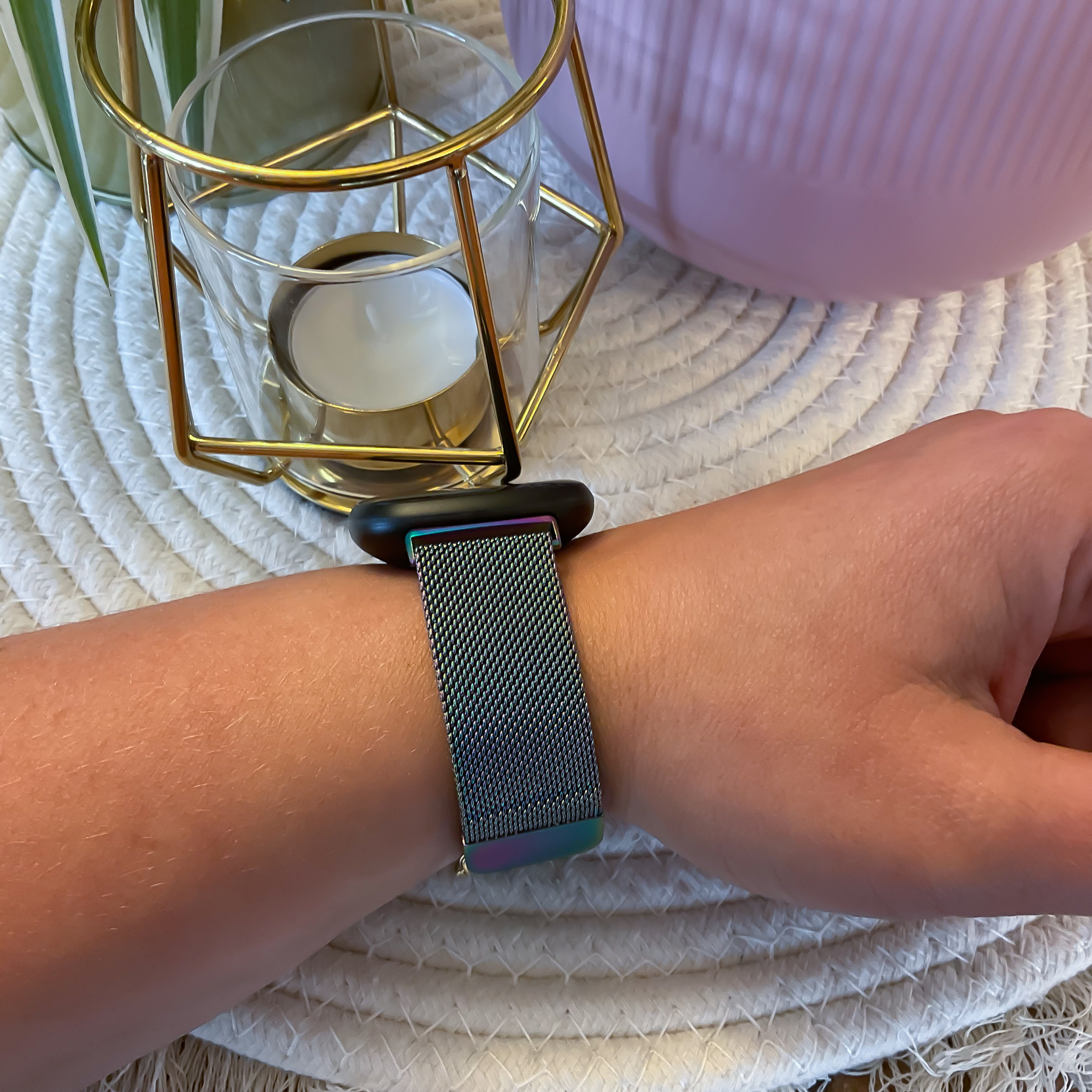 Fitbit Versa 3 / Sense Milanese Strap - Colourful