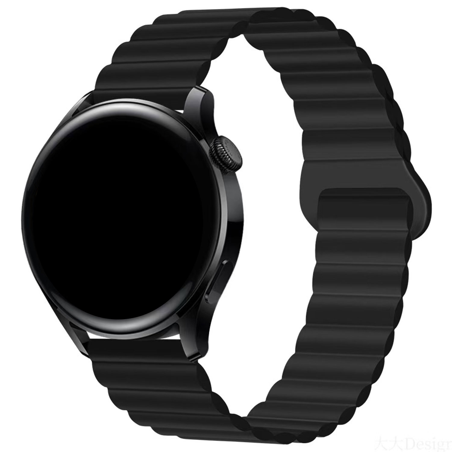Samsung Galaxy Watch 4 Classic Magnetic Silicone Strap - Black