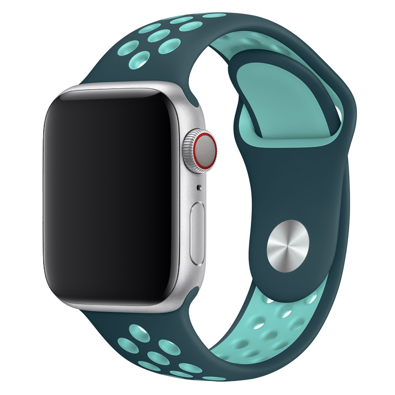 Apple Watch Double Sport Strap - Green Turquoise