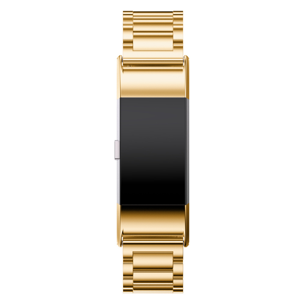 Fitbit Charge 2 Beaded Steel Link Strap - Gold