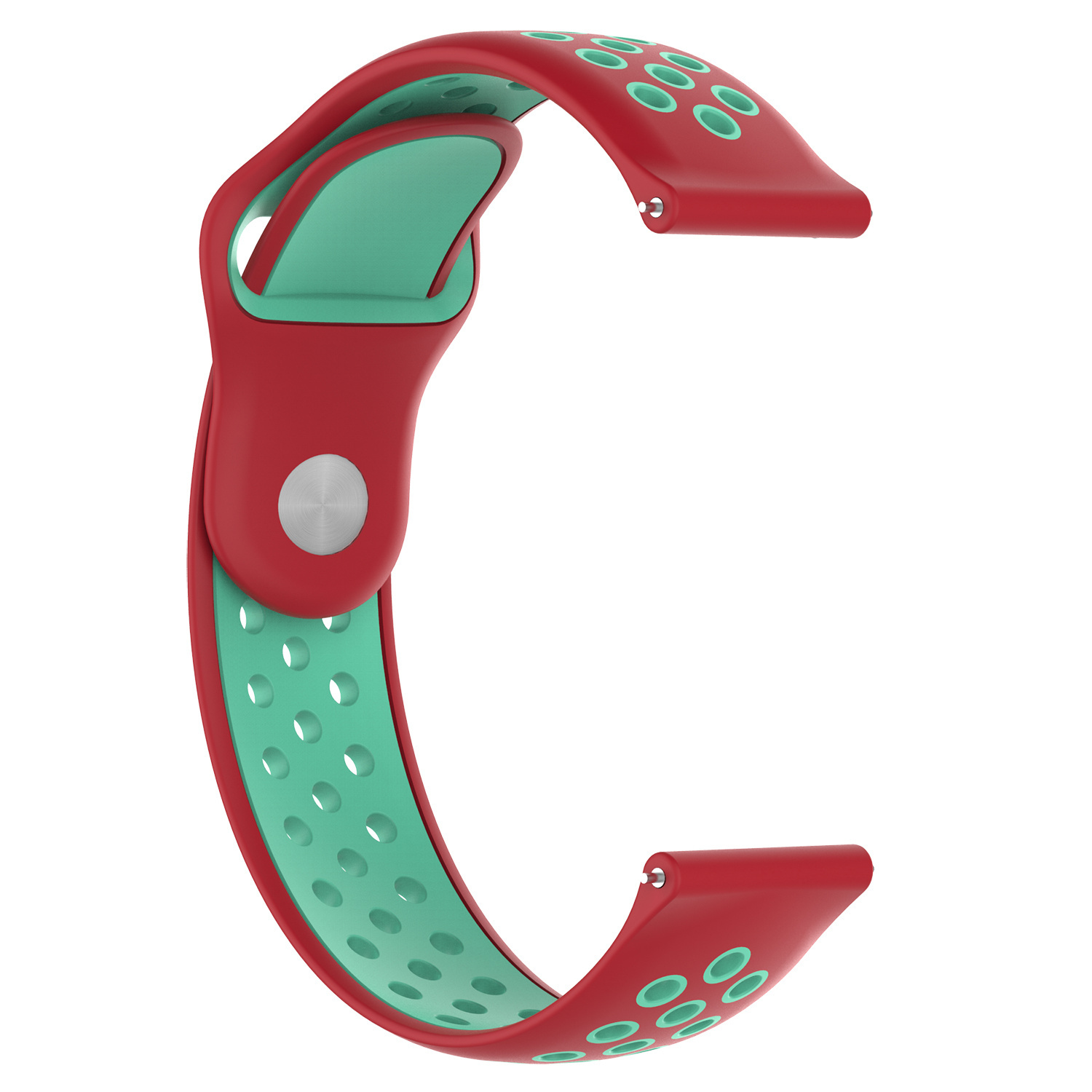 Samsung Galaxy Watch Double Sport Strap - Red Teal