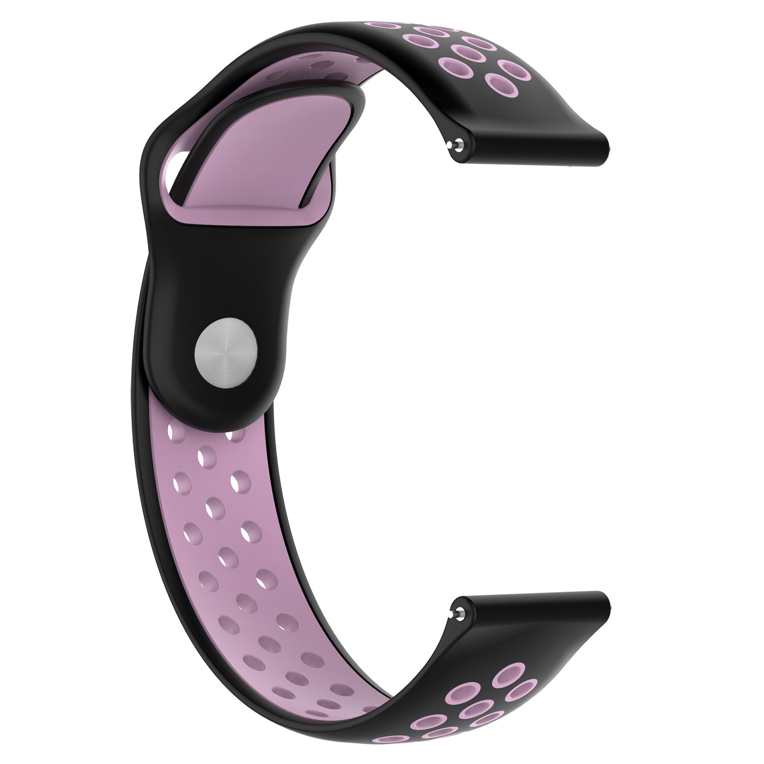 Huawei Watch Gt Double Sport Strap - Black Pink