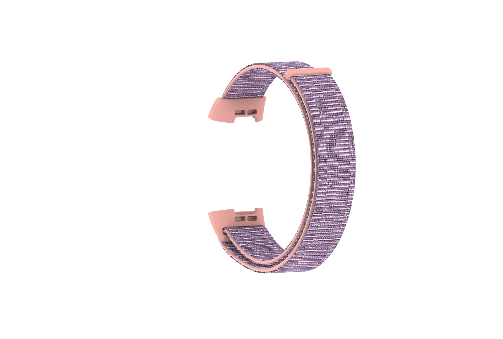 Fitbit Charge 3 &Amp; 4 Nylon Strap - Pink Sand
