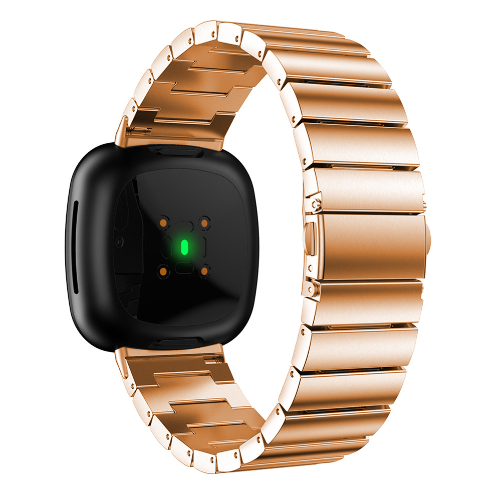 Fitbit Versa 3 / Sense Steel Link Strap - Rose Gold