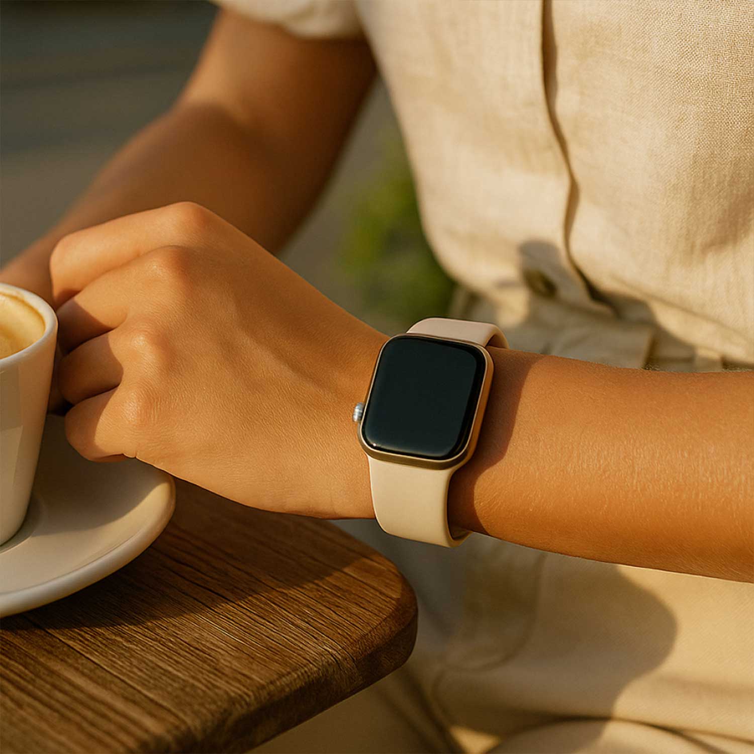 Apple Watch Sport Strap - Starlight