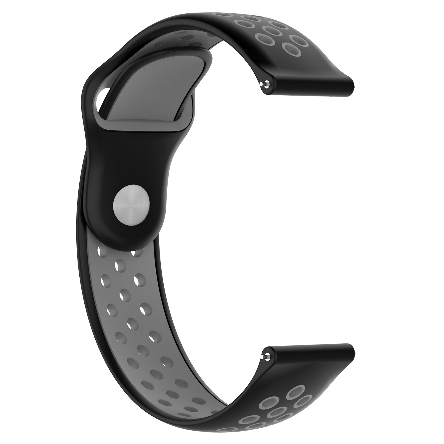 Samsung Galaxy Watch Double Sport Strap - Black Grey