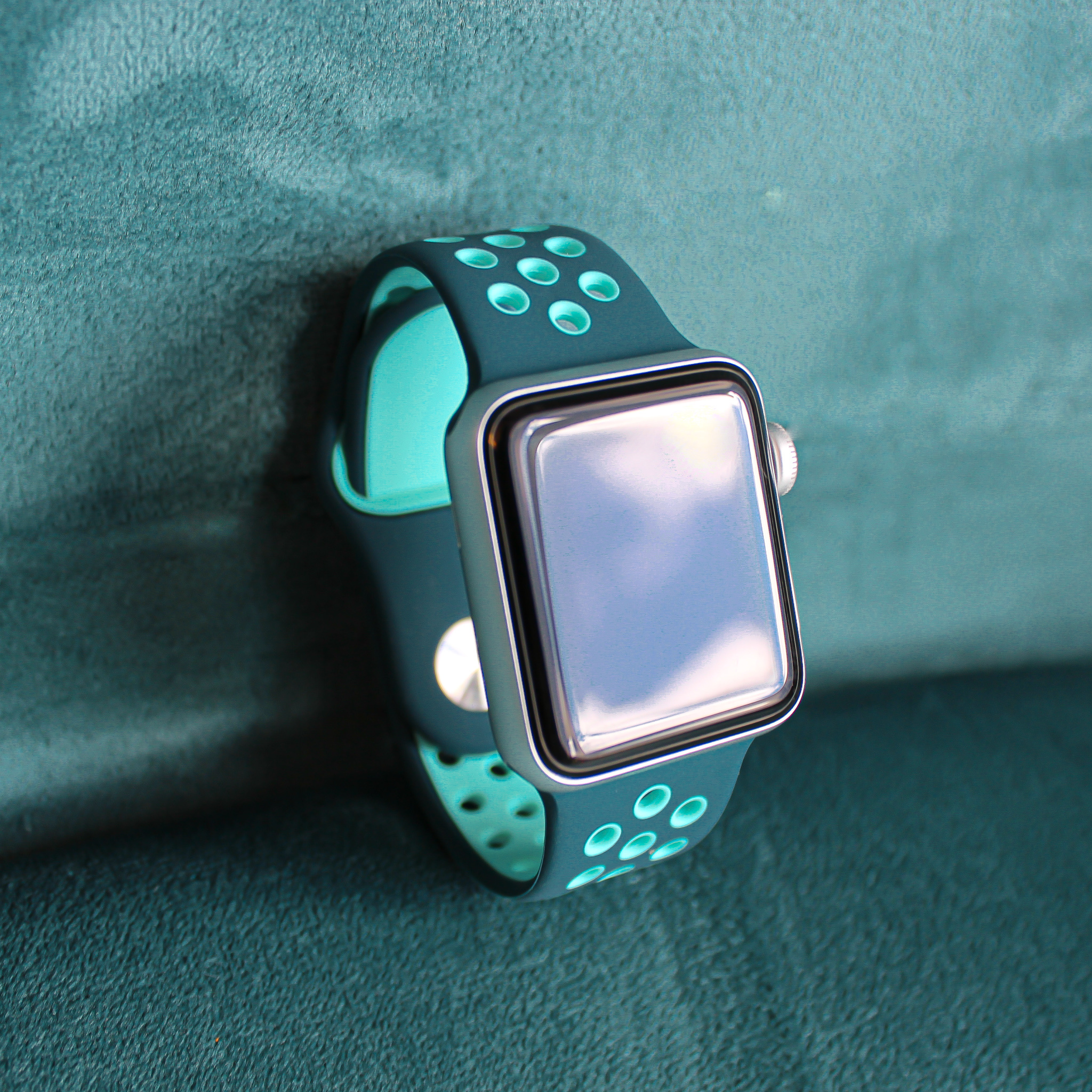 Apple Watch Double Sport Strap - Green Turquoise