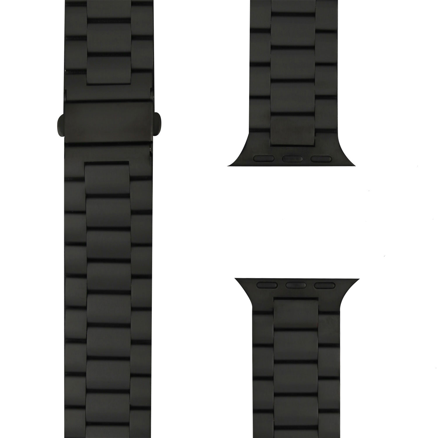 Apple Watch Beads Steel Link Strap - Black