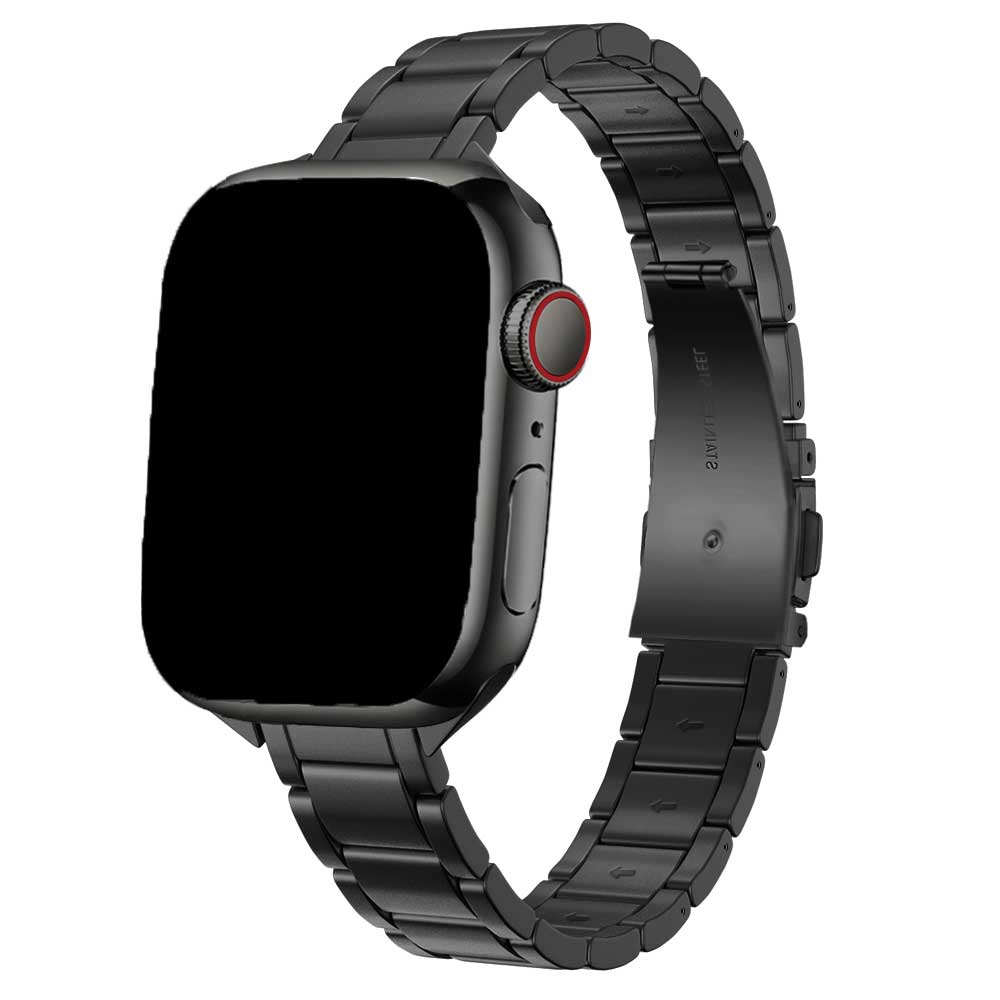 Apple Watch Thin Link Strap Noor - Black